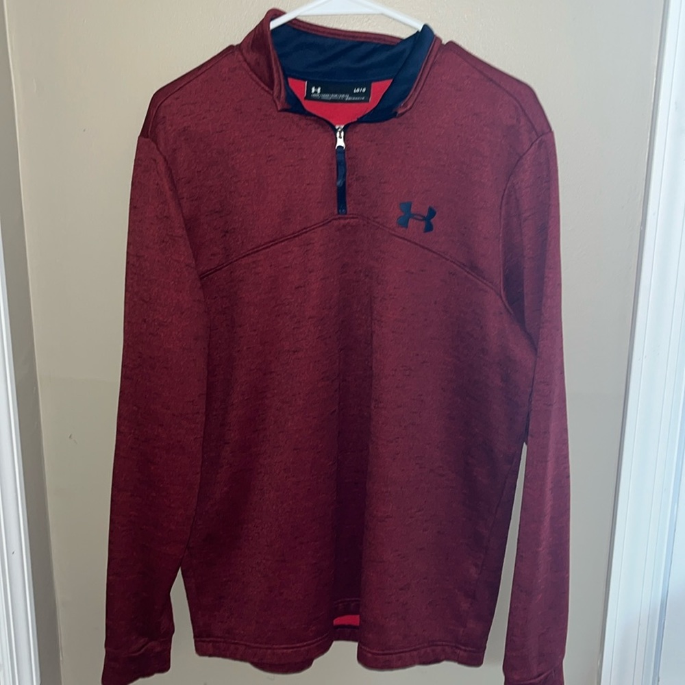 Men’s UnderArmour 3/4 zip Pullover, size L